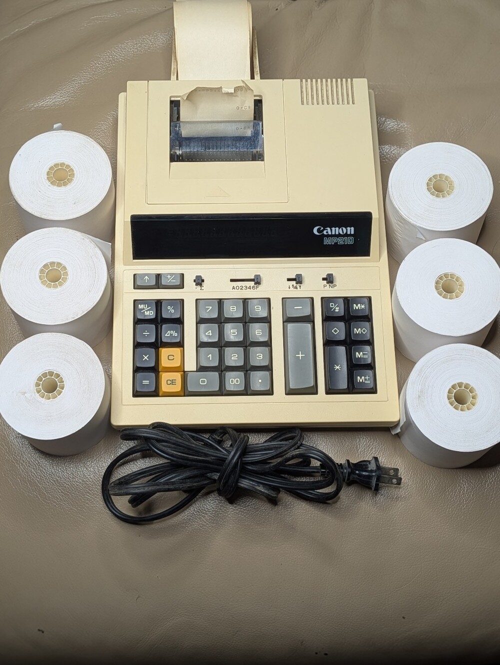 Canon MP21D Printing Calculator Tested Working.